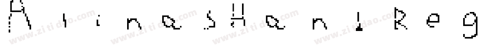 AlinasHand Regular字体转换